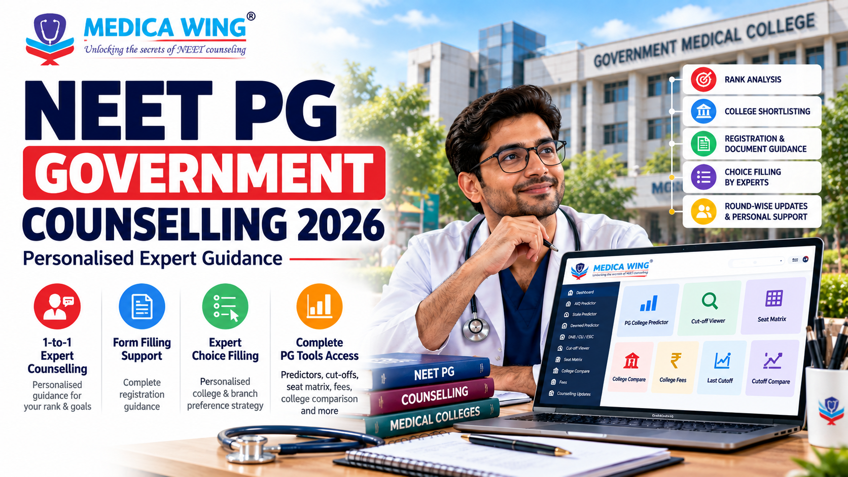 NEET PG Government Counselling 2026 – Personalised Expert Guidance